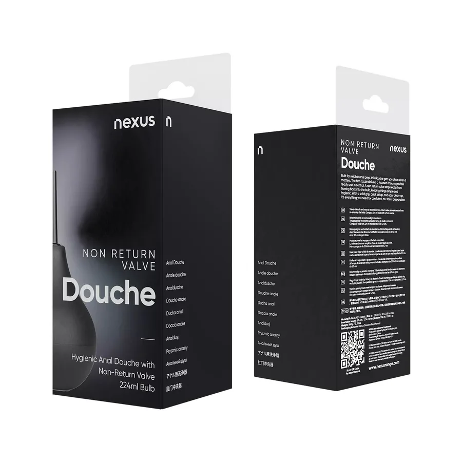 Спринцівка Nexus Anal Douche Black, об’єм 224 мл