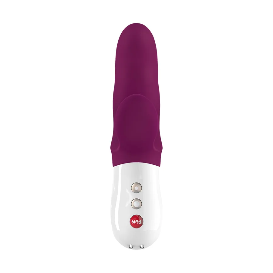 Вибратор-кролик Fun Factory MISS BI grape/white, 2 независимых мотора, диаметр 4,2 см