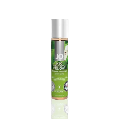 Змазка на водній основі JO H2O — Green Apple (30 мл) без цукру, рослинний гліцерин