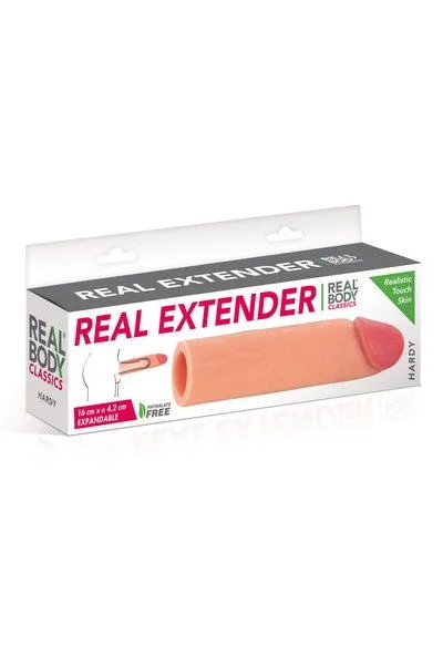 Насадка на член Real Body — Real Extender HARDY с открытой головкой