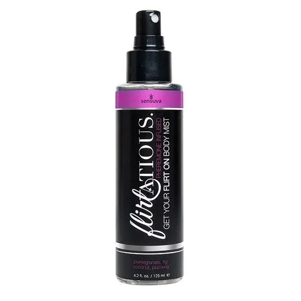 Спрей-мист для тела с феромонами Sensuva Flirtatious Pomegranate, Fig, Coconut & Plumeria (125 мл)