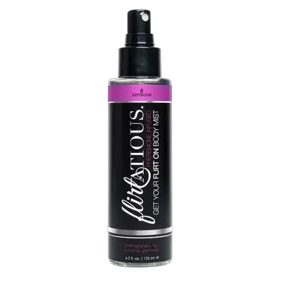 Спрей-міст для тіла з феромонами Sensuva Flirtatious Pomegranate, Fig, Coconut & Plumeria (125 мл)