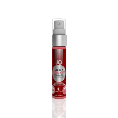 Гель для стимуляции сосков JO Nipple Titillator Strawberry (30 мл), ментол и перечная мята