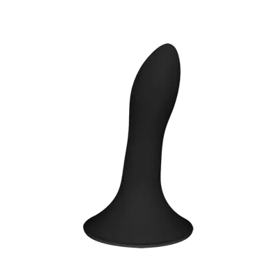 Дилдо с присоской Adrien Lastic Hitsens 5 Black, отлично для страпона, диаметр 2,4см, длина 13см