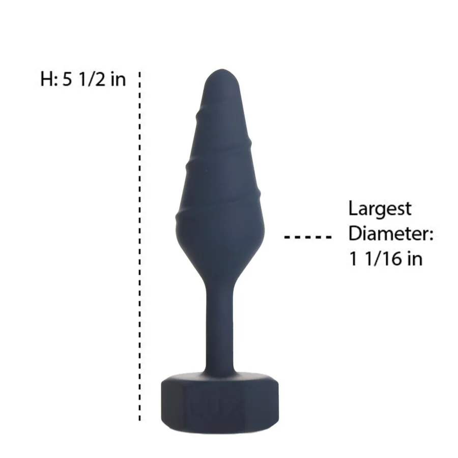 Анальна пробка Lux Active Twist Plug Small Blue (м'яте паковання!!!)