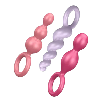 Набір анальних іграшок Satisfyer Plugs (set of 3) - Booty Call, макс. діаметр 3 см