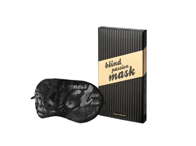 Маска ніжна на очі Bijoux Indiscrets - Blind Passion Mask в подарунковому пакованні