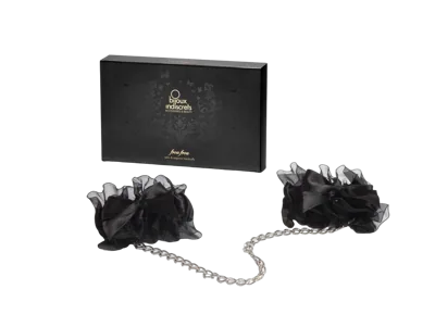 Наручники Bijoux Indiscrets - Frou Frou Organza handcuffs, атлас і органза, подарункове паковання