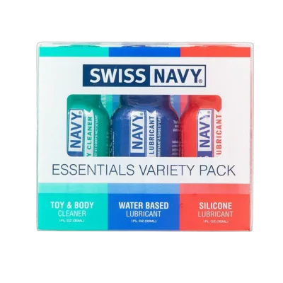 Розпродаж!!! Набір Swiss Navy Essentials Variety Pack 3 х 30 мл (термін 21.01.2027)