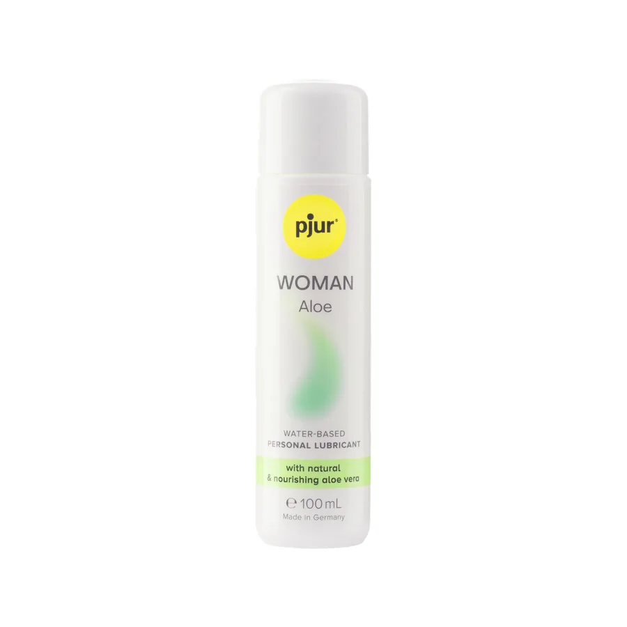 Лубрикант на водній основі pjur Woman Aloe 100 мл, з екстрактом алое, зволожувальний, без парабенів