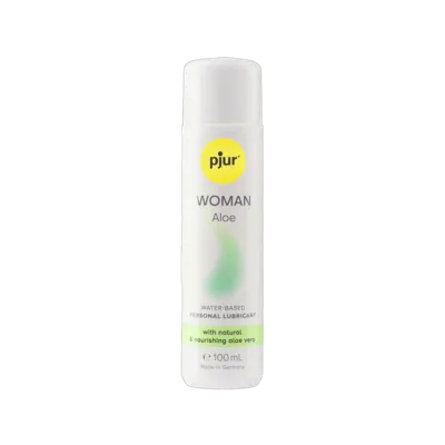 Лубрикант на водній основі pjur Woman Aloe 100 мл, з екстрактом алое, зволожувальний, без парабенів