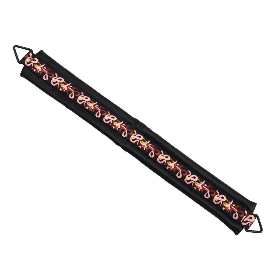 БДСМ-набір LOCKINK The Flowering Serpent Bondage Set, чорний, з малюнком у вигляді змій, 7 предметів