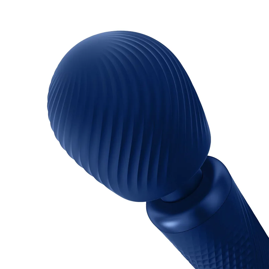 Вібромасажер Fun Factory VIM Vibrating Wand midnight blue, суперпотужний та легкий, до 6 годин роботи
