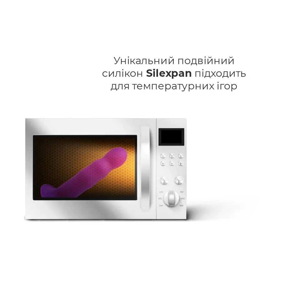 Дилдо з присоскою Adrien Lastic Hitsens 3 Purple, відмінно для страпона, діам. 4,1см, довжина 18,2см