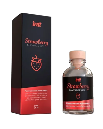 Масажний гель для інтимних зон Intt Strawberry (30 мл)