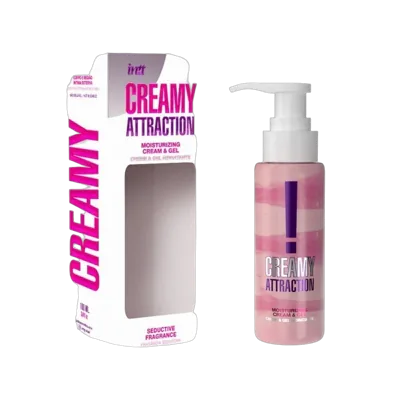 Увлажняющий крем-гель 2в1 Intt Creamy Attraction Seduction 100мл с афродизиаком, унисекс