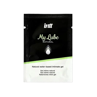 Пробник лубриканта на водній основі Intt My Lube Natural, 2 мл