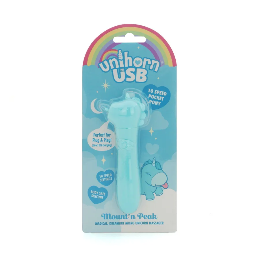 Вібратор-єдиноріжка Unihorn USB Bullet – Mount'n Peak, віброкуля, USB-зарядка, 10 режимів