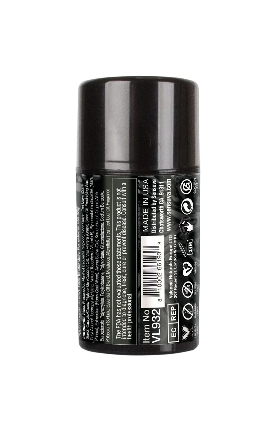 Крем-пудра для тіла Sensuva Body Powder Cream - Dark Temptations (50 мл)