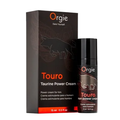 Крем для усиления эрекции Orgie Touro Power Cream, 15 мл, с таурином, гинкго и корнем женьшеня