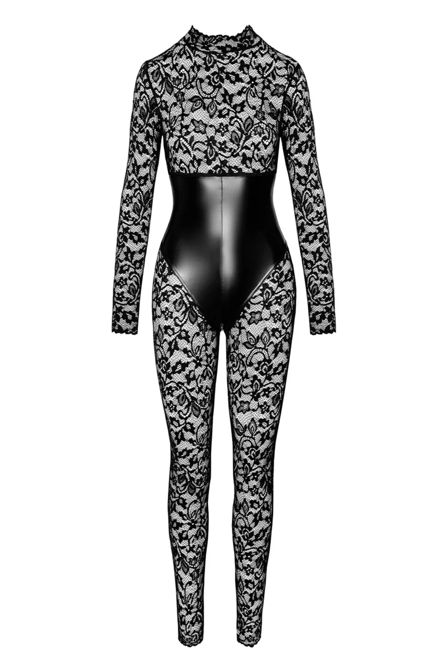 Комбінезон Noir Handmade F299 Enigma, L, мереживо, довгий рукав, імітація корсета, доступ