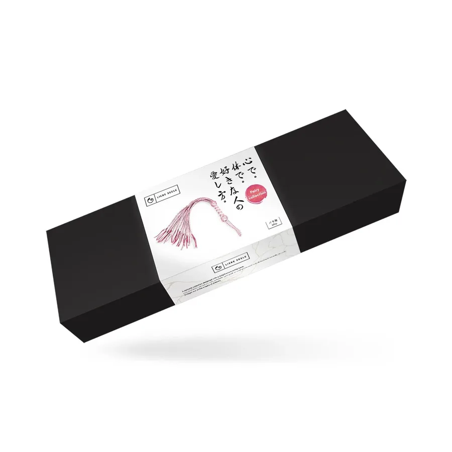 Флогер Liebe Seele White & Pink Leather Whip