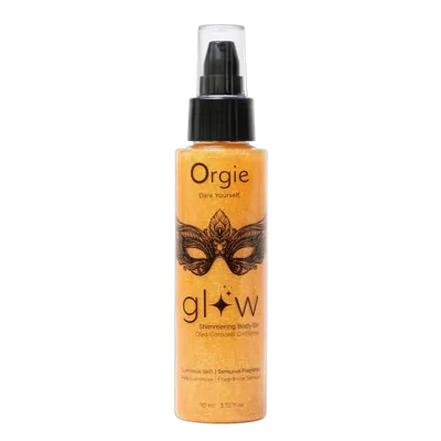 Олія-шимер для тіла Orgie – Glow Shimmering Body Oil (110 мл), чуттєвий аромат, зволоження