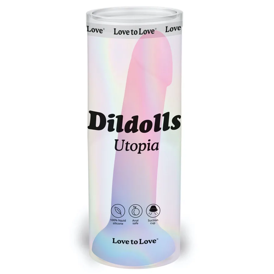 Дилдо з кольоровим градієнтом Love To Love DILDOLLS - UTOPIA L ультрам'який