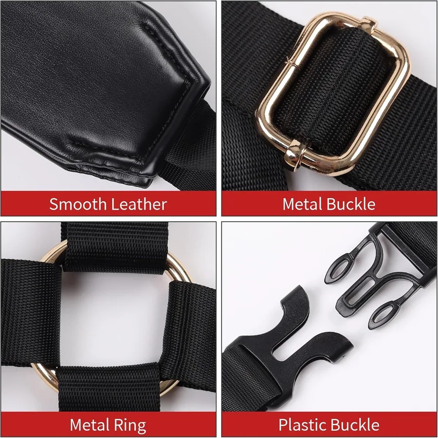 БДСМ-набір LOCKINK YEAHWOW Black Doggy Style Saddle set