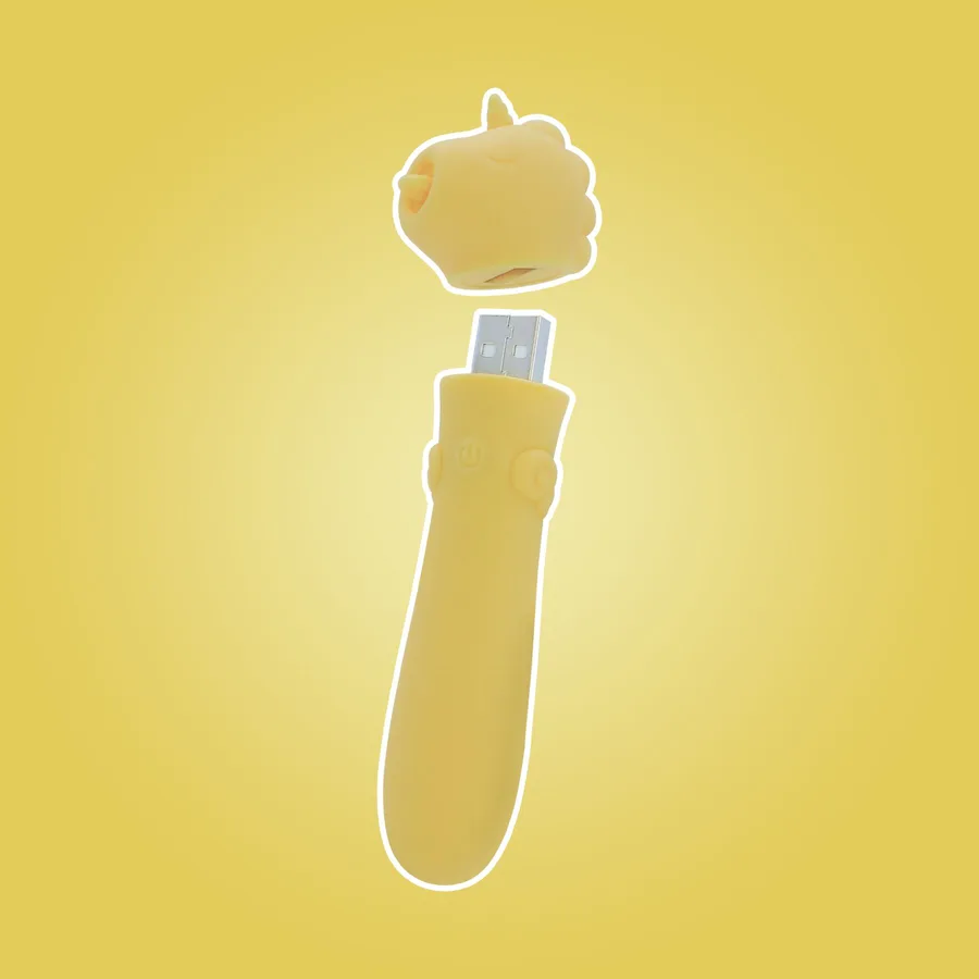 Вібратор-єдиноріжка Unihorn USB Bullet – Bean Blossom, віброкуля, USB-зарядка, 10 режимів