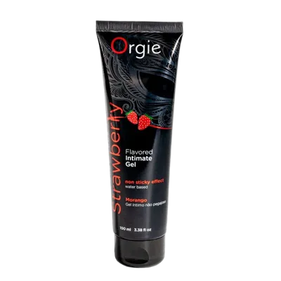 Лубрикант на водній основі Orgie Lube Tube Strawberry, 100 мл, зі смаком та ароматом полуниці