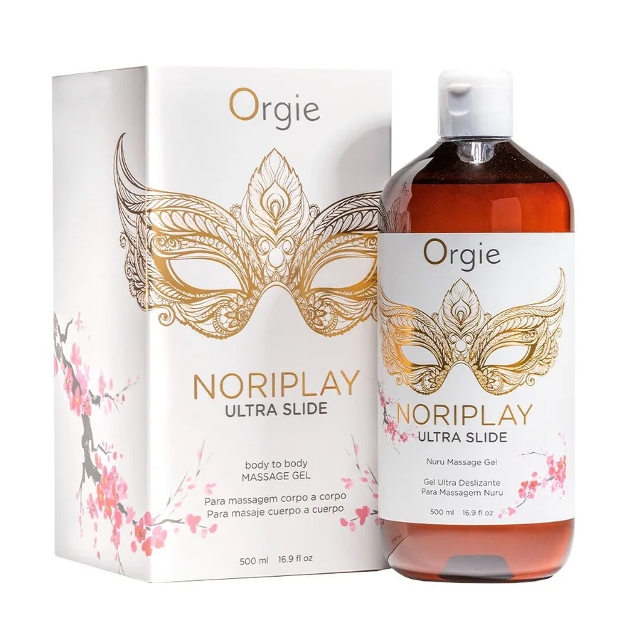 Гель для NURU-массажа Orgie – Noriplay Ultra Slide (500 мл), экстракт морских водорослей, простыня