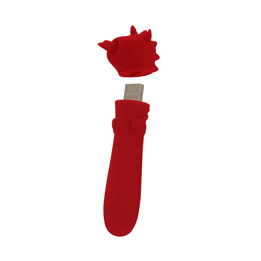 Вибратор-единорожка Unihorn USB Bullet – Blaze Diablo вибропуля, USB-зарядка, 10 режимов