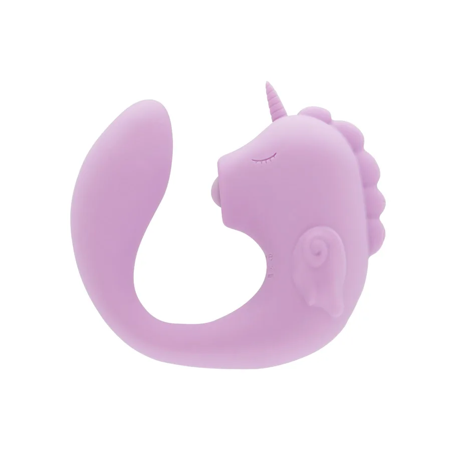 Вибратор-единорожка Unihorn – C Horse – Marina Lilac, вагинально-клиторальная стимуляция, 2 мотора по 10 режимов