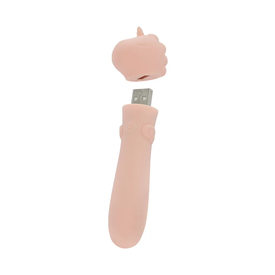 Вибратор-единорожка Unihorn USB Bullet – Heart Throb, вибропуля, USB-зарядка, 10 режимов