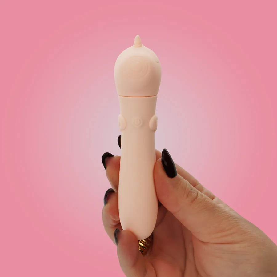 Вибратор-единорожка Unihorn USB Bullet – Heart Throb, вибропуля, USB-зарядка, 10 режимов
