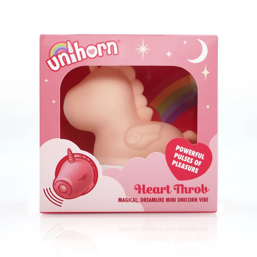 Вибратор-единорожка Unihorn – Heart Throb, с пульсацией
