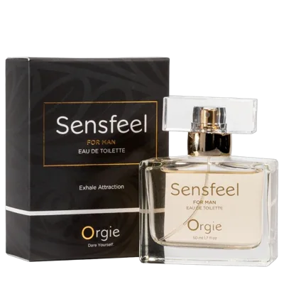 Чоловічі парфуми з феромонами Orgie – Sensfeel for Man (50 мл), цитрусово-деревний аромат