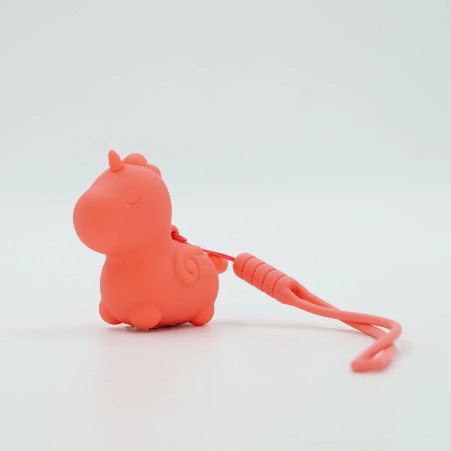 Вібратор-мінієдиноріжка Unihorn Mini – Peachy Pony, брелок з вібрацією, 10 режимів