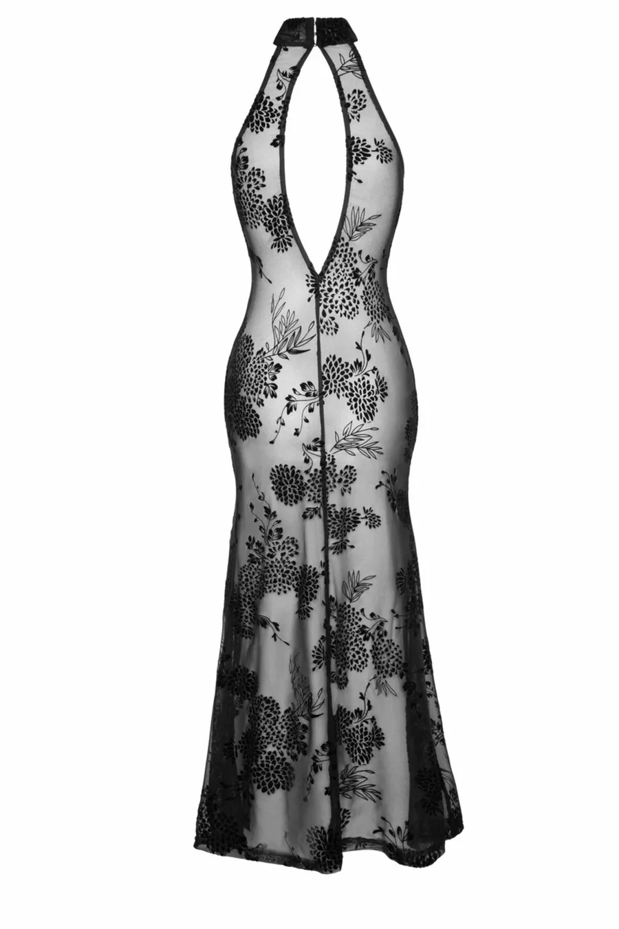 Длинное сетчатое платье Noir Handmade F239 Long tulle dress, XL