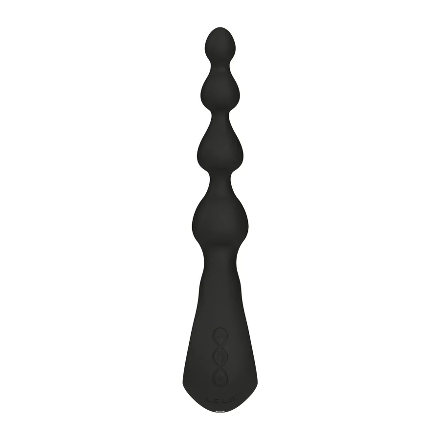 Анальне намисто з вібрацією LELO Soraya Beads Black, різний діаметр намистин, 8 режимів
