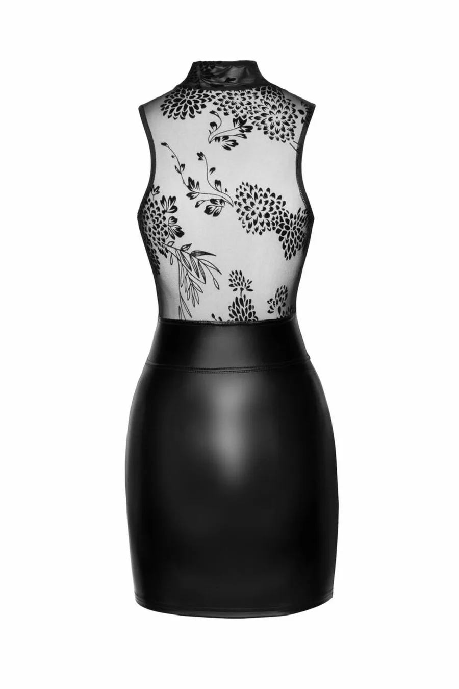 Сукня Noir Handmade F241 Short dress with powerwetlook skirt and tulle top, XL