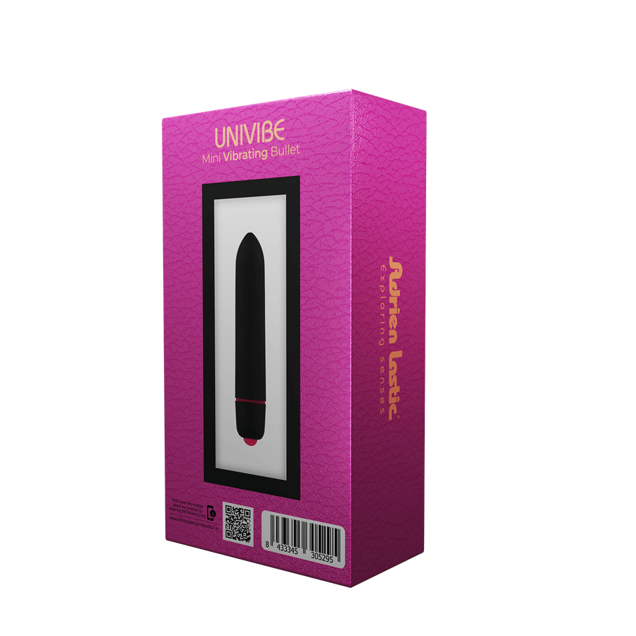 Вибропуля Adrien Lastic Univibe, 10 режимов работы, силикон, на батарейках