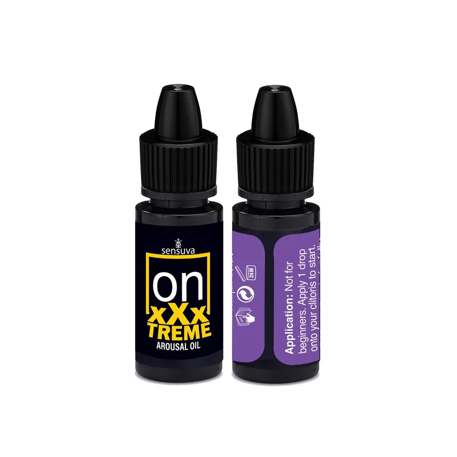 Возбуждающие капли для клитора Sensuva On xXxTREME Arousal Oil (5 мл) with Antidote (5 мл) + антидот