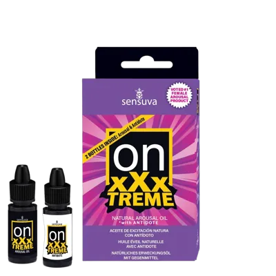 Збуджувальні краплі для клітора Sensuva On xXxTREME Arousal Oil (5 мл) with Antidote (5 мл) + антидот