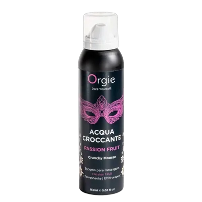 Массажная пенка Orgie – Acqua Croccante Passion Fruit (150 мл), эффект лопающихся пузырьков