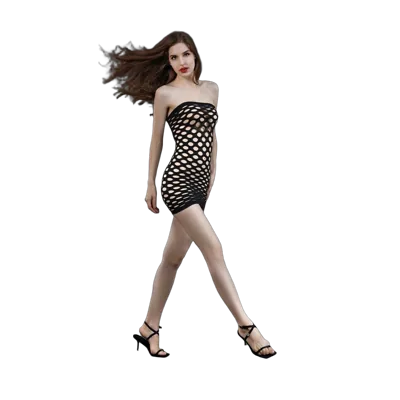 Сітчаста сукня Moonlight Model 17 XS-L  Black