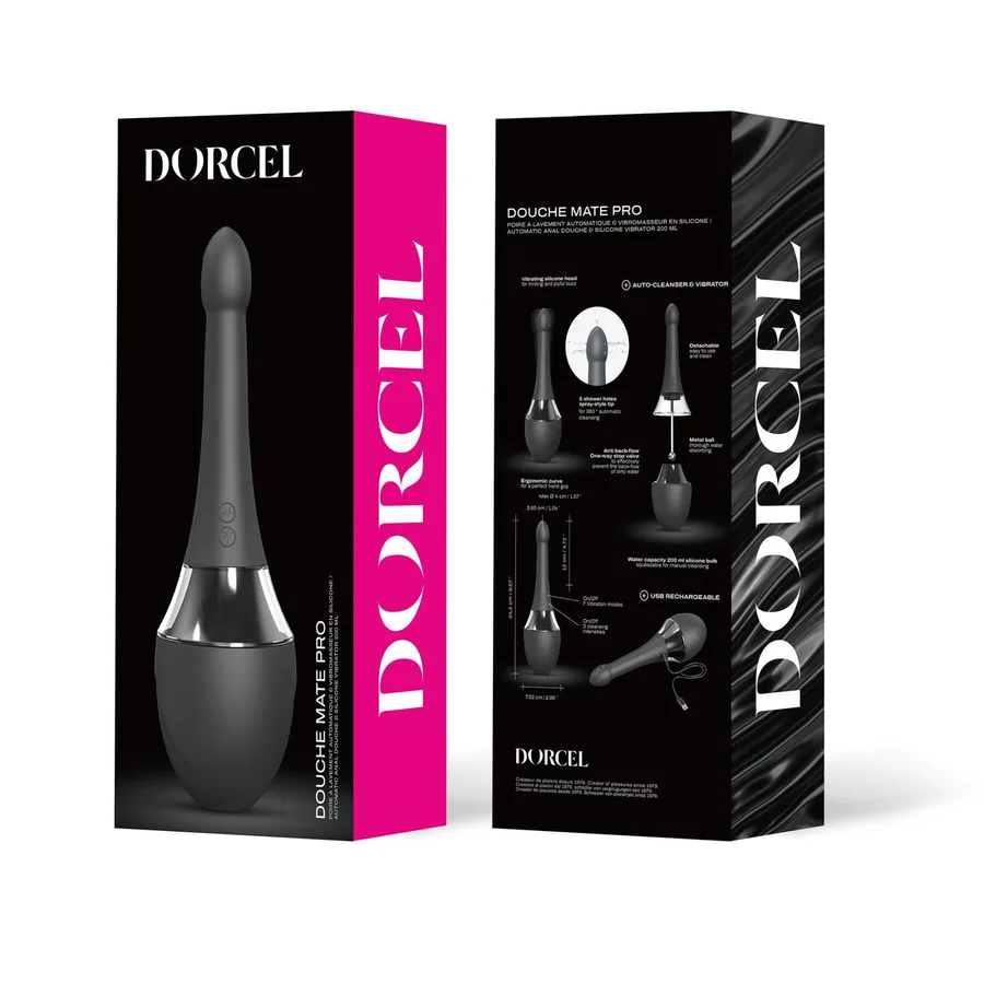 Автоматичний анальний душ-вібратор Dorcel Douche Mate Pro