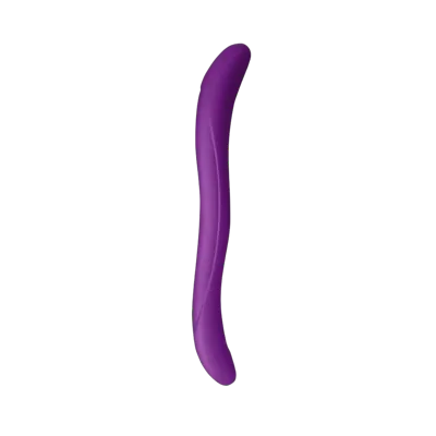 Двойной фаллоимитатор Wooomy Twoooney Semirealistic Double Dong Purple, диаметр 3 и 3,8 см