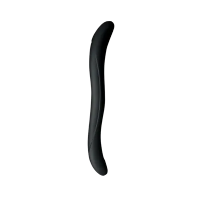 Двойной фаллоимитатор Wooomy Twoooney Semirealistic Double Dong Black, диаметр 3 и 3,8 см